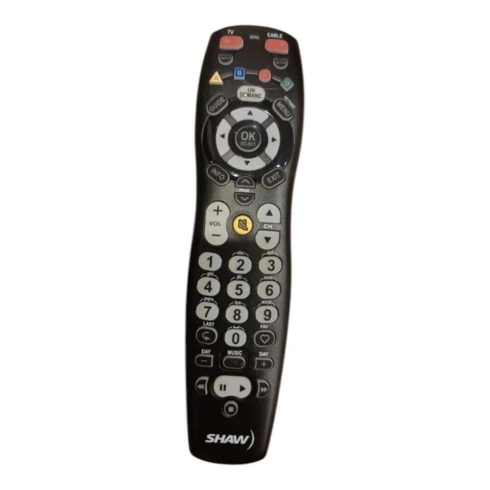 SHAW Cable TV REMOTE CONTROL Model 2020B0-B1
